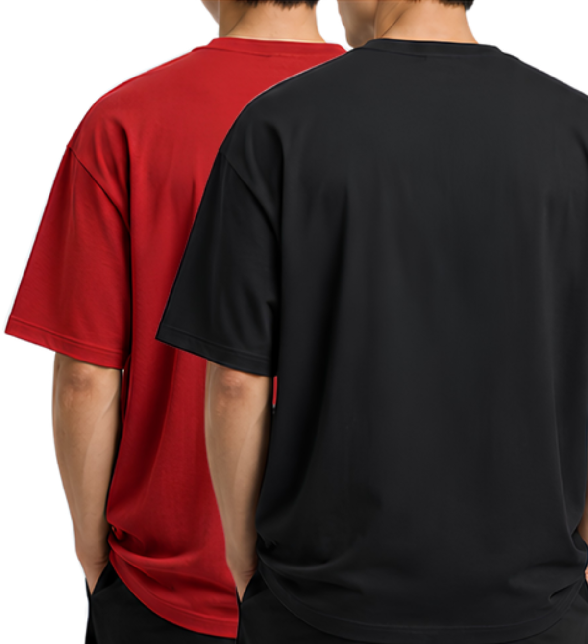Premium Oversized T-Shirt Combo Pack of 2 | 240 GSM French Terry Cotton Drop Shoulder T-shirt