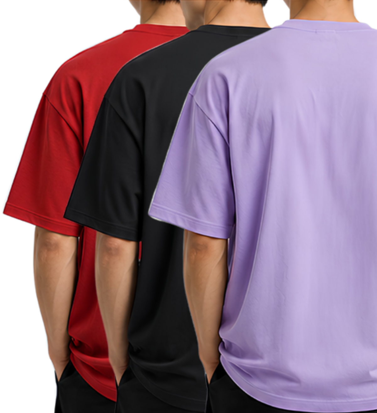 Premium Oversized T-Shirt Combo Pack of 3 | 240 GSM Heavyweight Cotton Drop Shoulder T-shirt