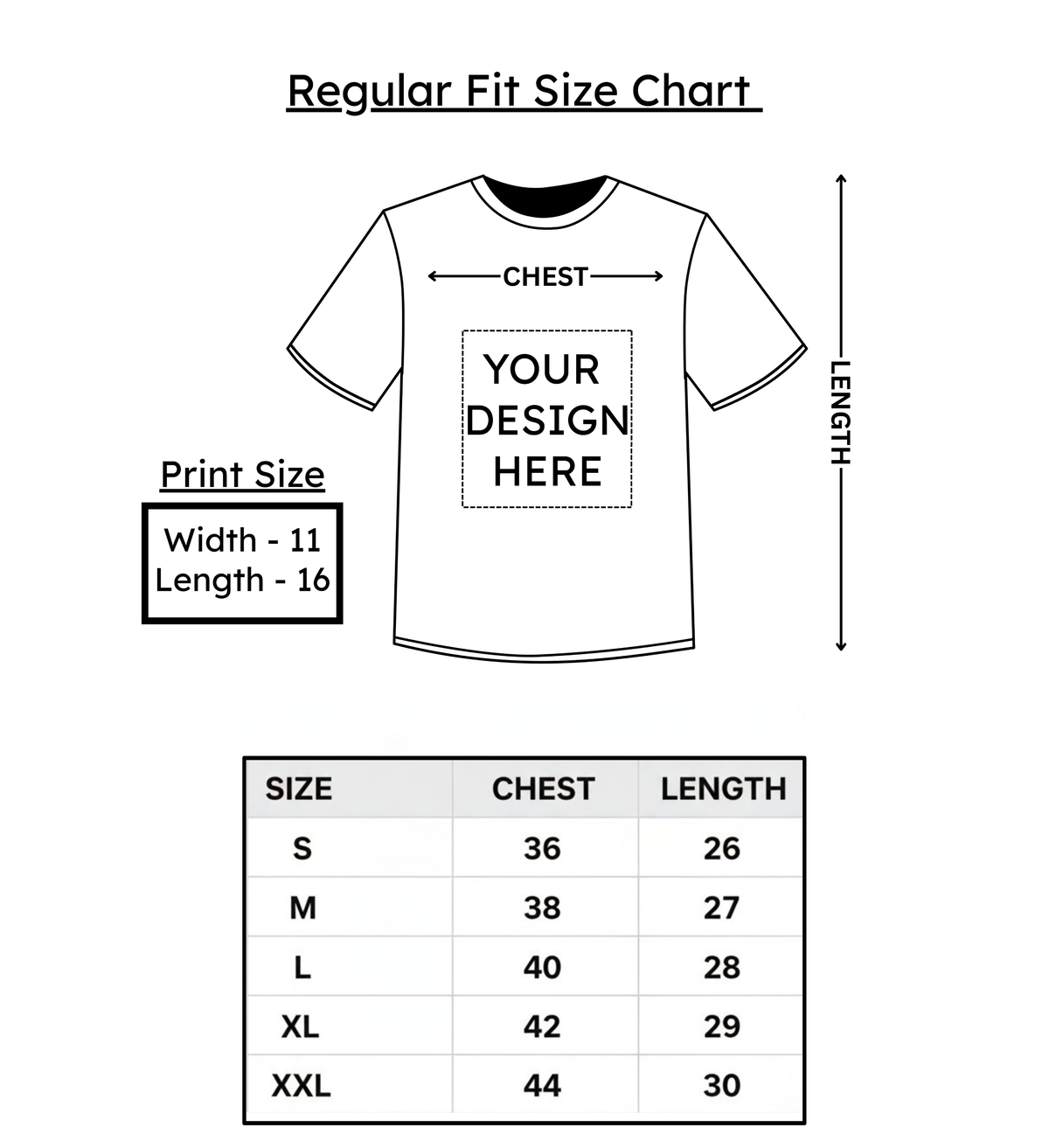 Premium Black Printed T-Shirt | 180 GSM Cotton Regular Fit Graphic T-Shirt