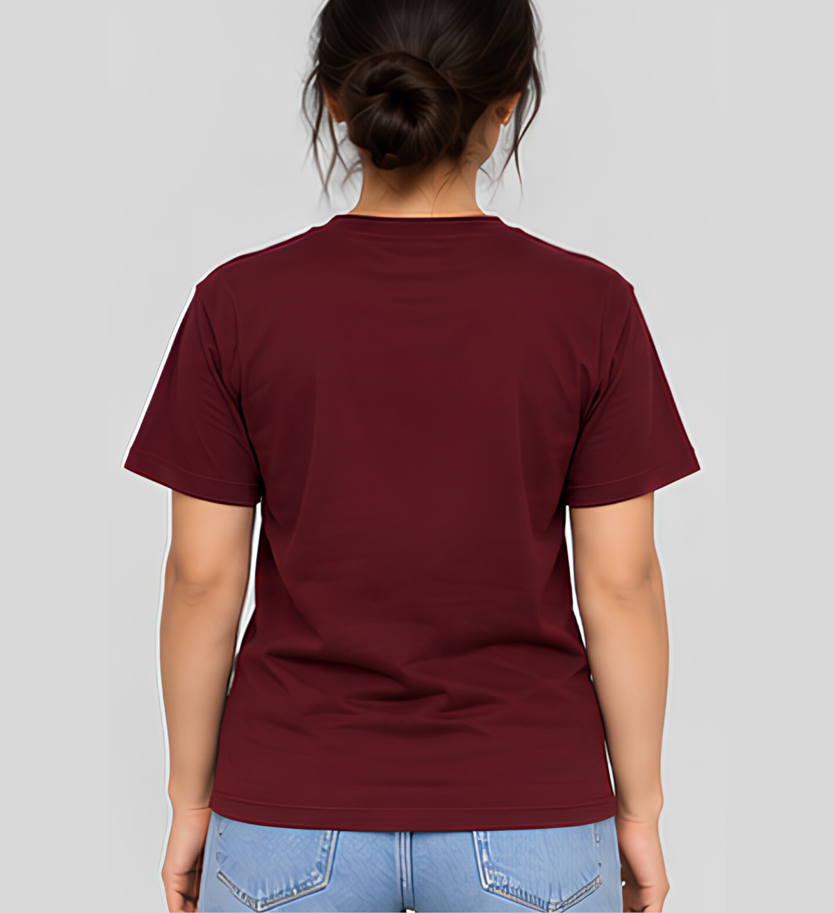 Premium Maroon Regular Fit Cotton T-Shirt for Men & Women | 180 GSM Bio Washed Casual T-Shirt