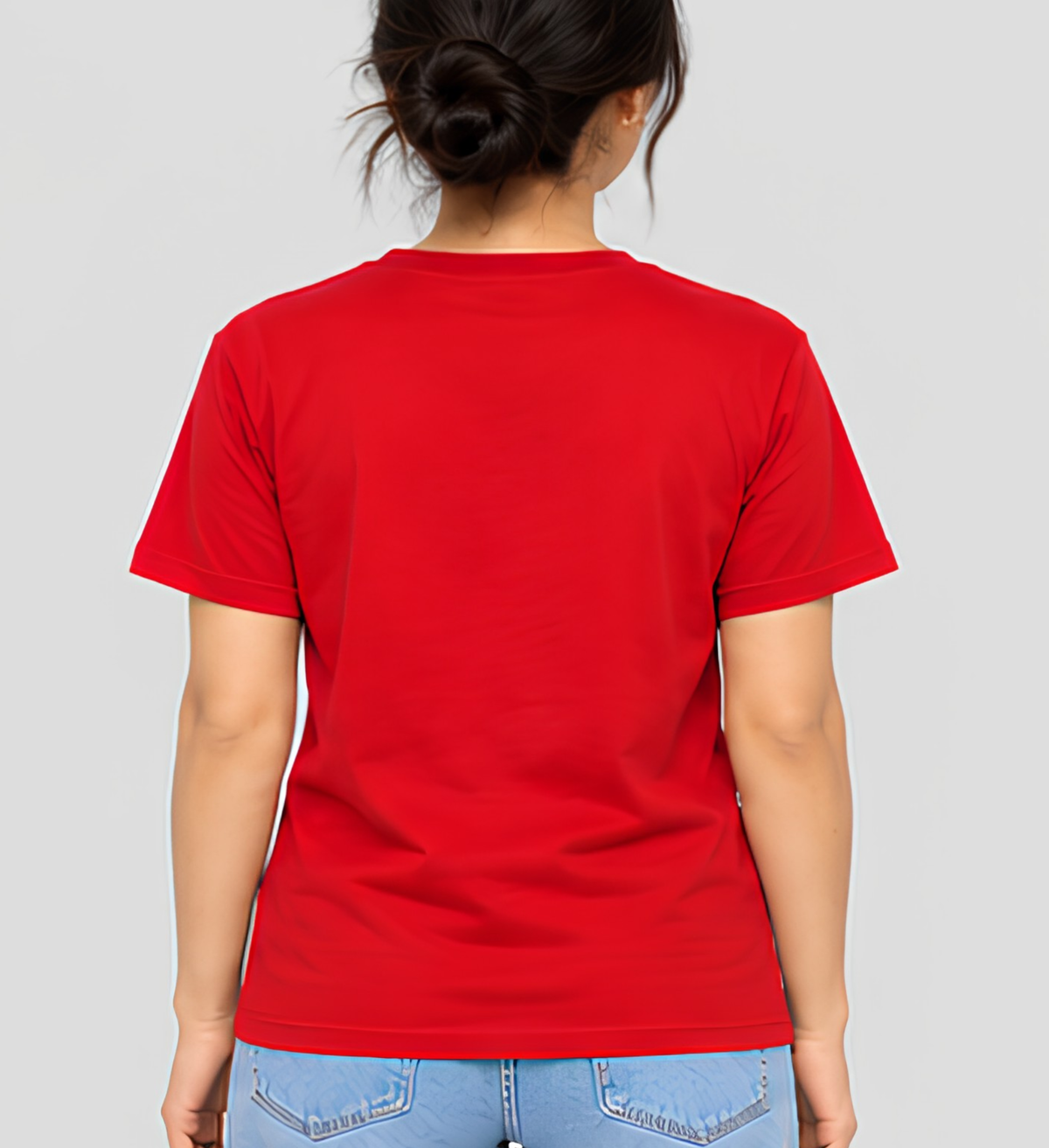 Premium Red Regular Fit Cotton T-Shirt for Men & Women | 180 GSM Bio Washed Casual T-Shirt