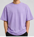 Premium Lavender Oversized T-Shirt | 240 GSM Cotton Drop Shoulder Casual Wear