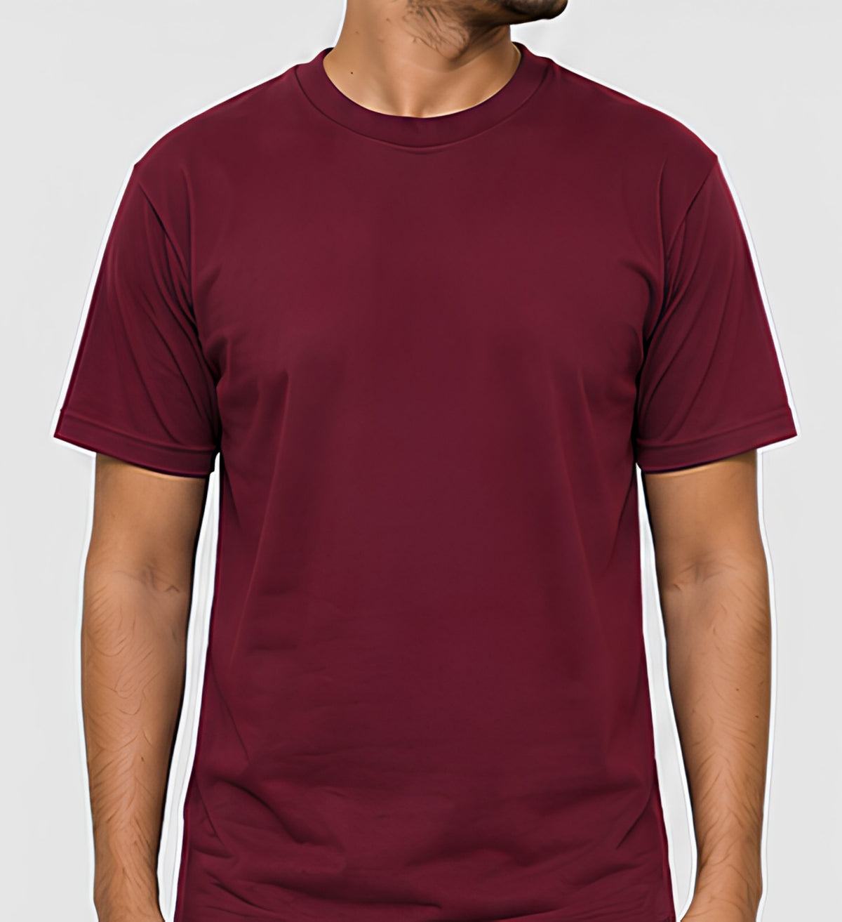 Premium Maroon Regular Fit Cotton T-Shirt for Men & Women | 180 GSM Bio Washed Casual T-Shirt