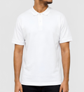 Premium White Polo Collar T-Shirt | 210 GSM Cotton Casual & Office Wear Polo T-Shirt