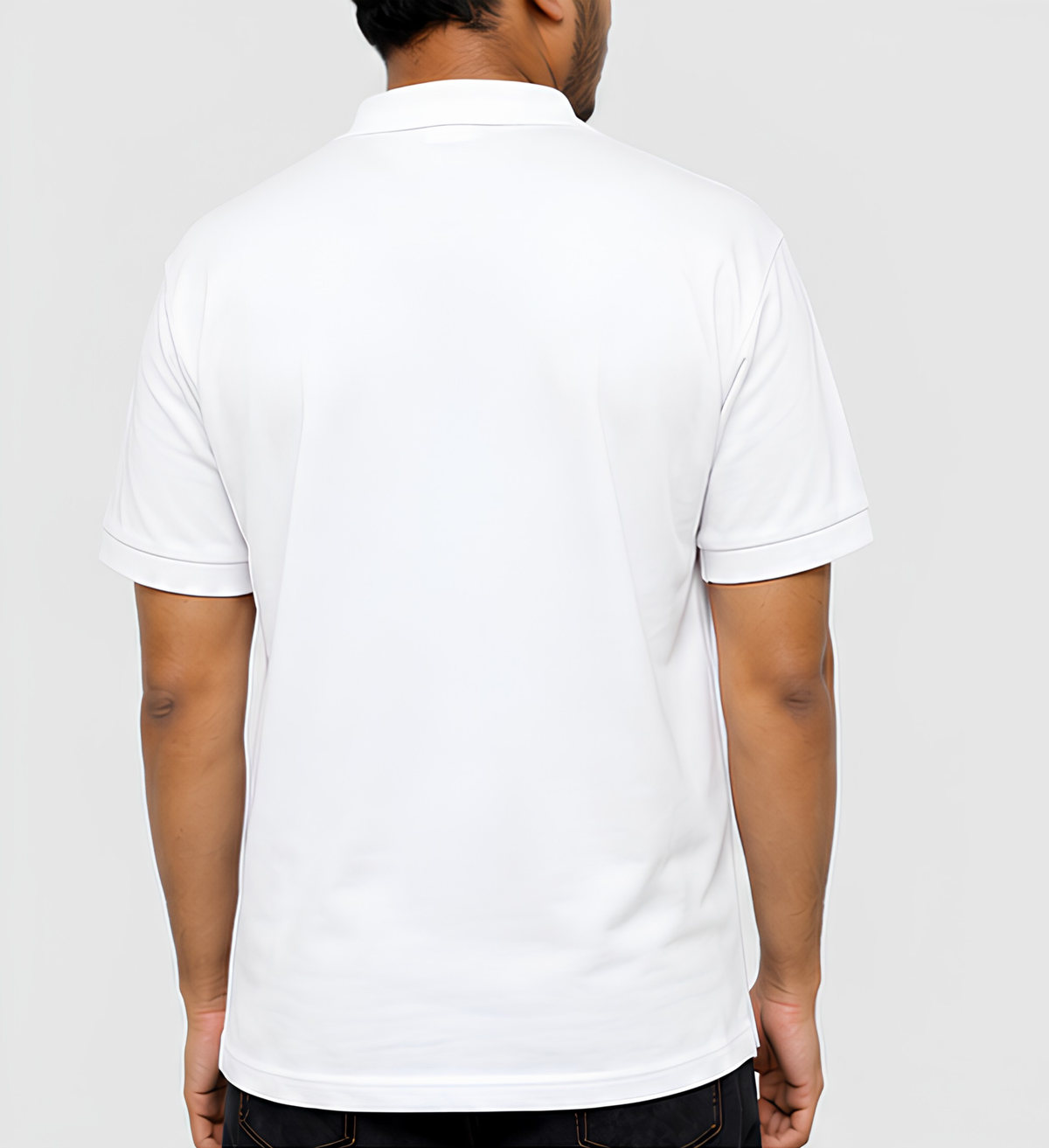 Premium White Polo Collar T-Shirt | 210 GSM Cotton Casual & Office Wear Polo T-Shirt