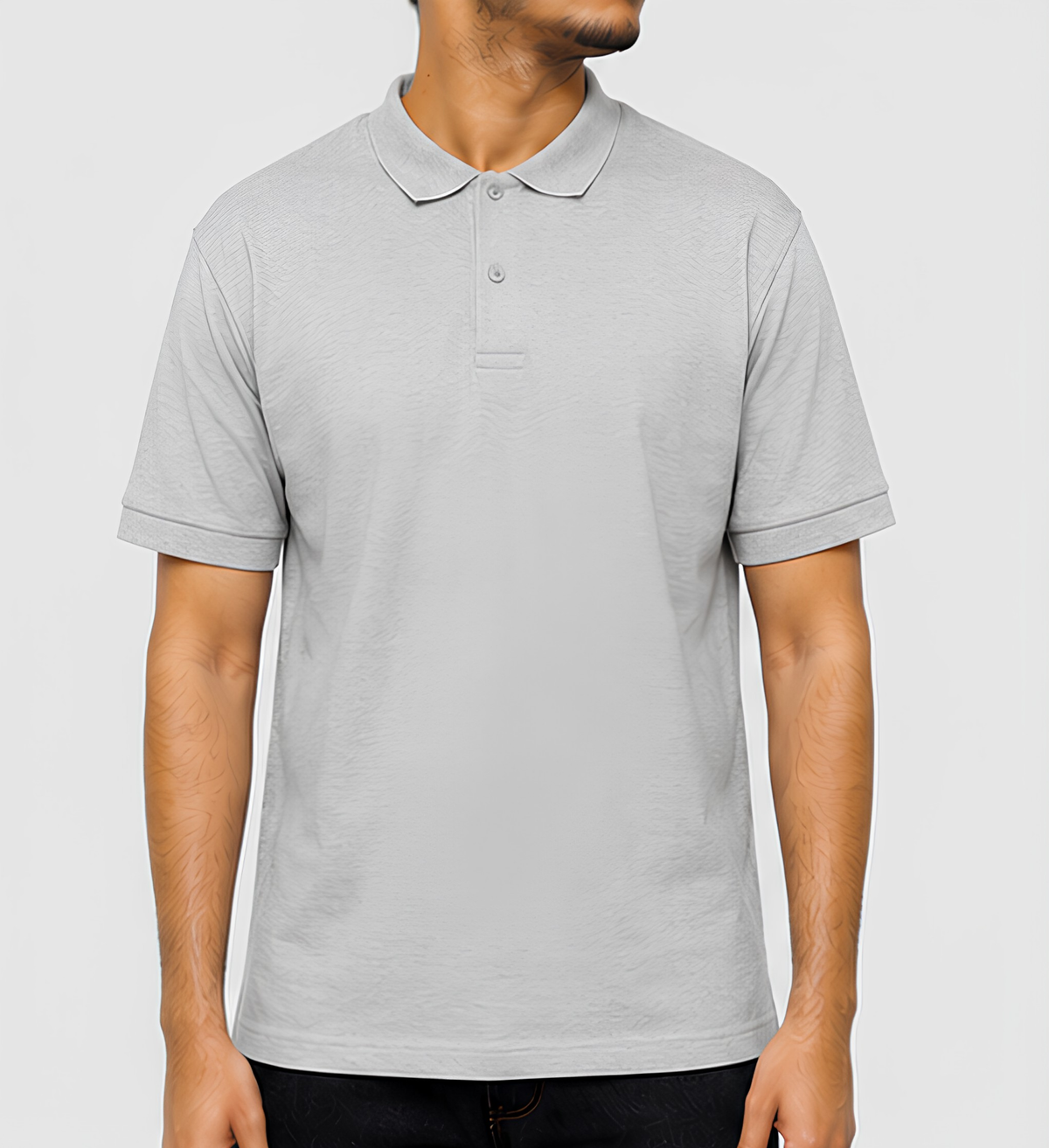 Premium Gray Polo Collar T-Shirt | 210 GSM Cotton Casual & Office Wear Polo T-Shirt
