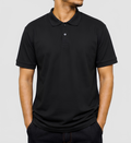 Premium Black Polo Collar T-Shirt | 210 GSM Cotton Casual & Office Wear Polo T-Shirt