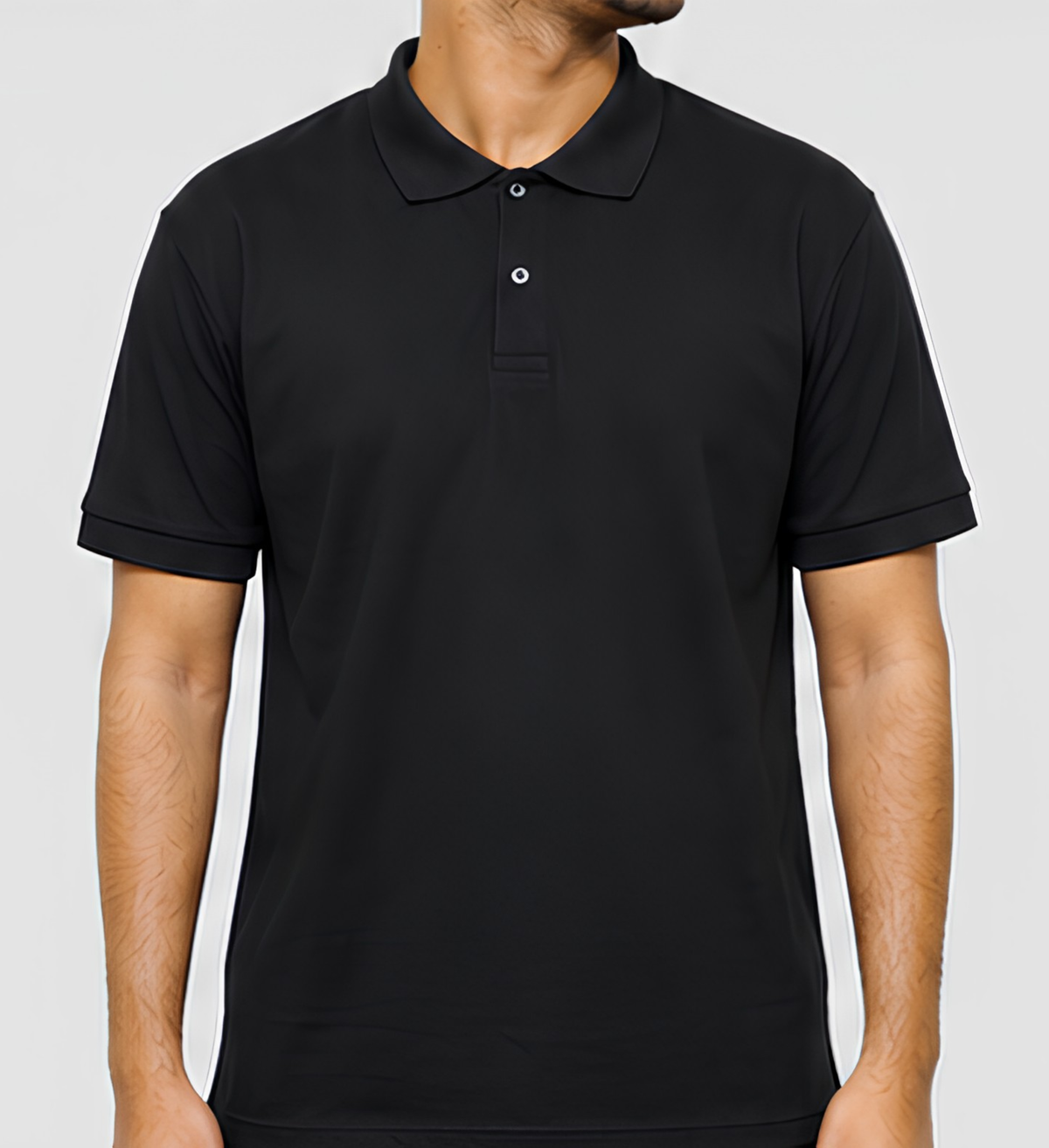 Premium Black Polo Collar T-Shirt | 210 GSM Cotton Casual & Office Wear Polo T-Shirt